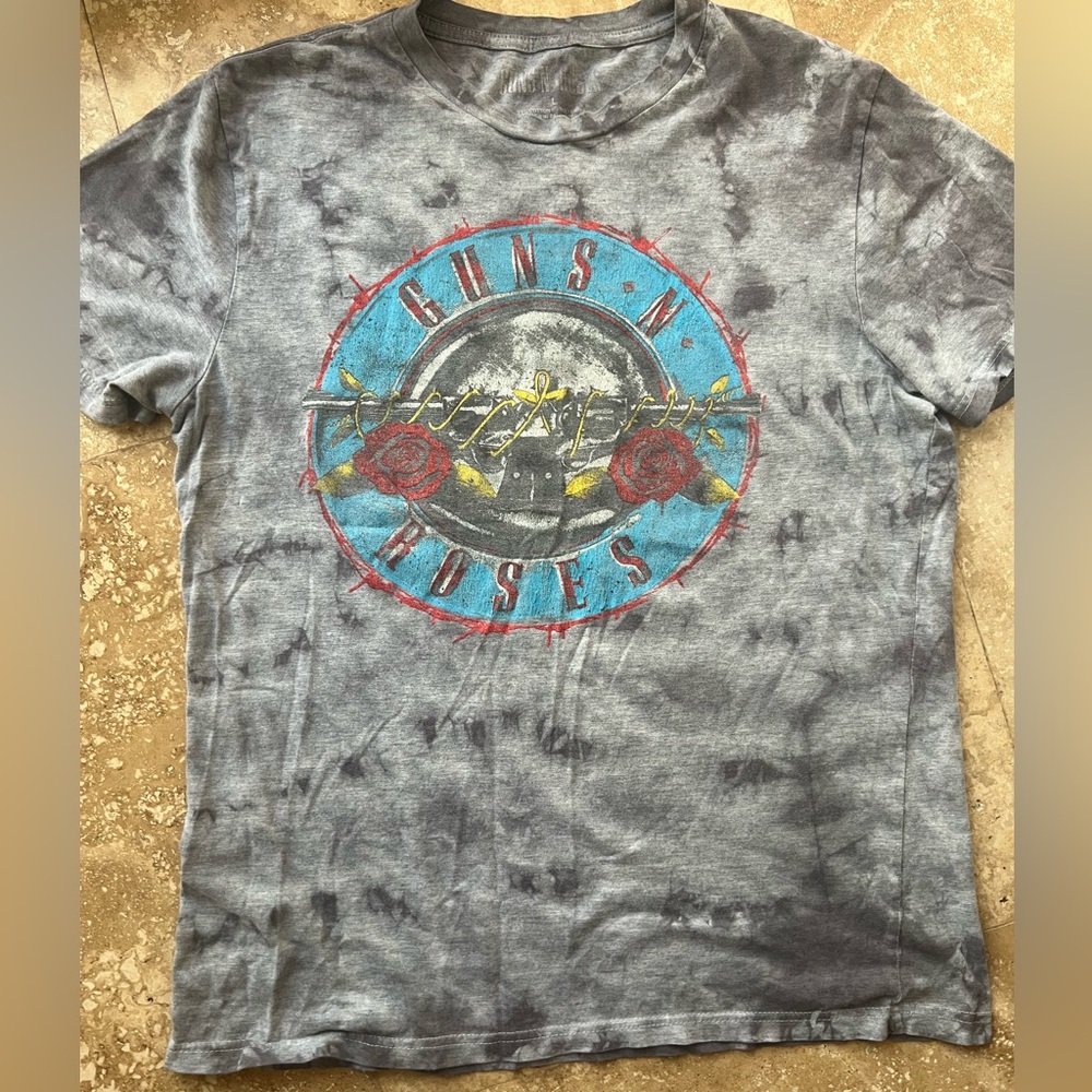 Guns N' Roses Tie-Dye Graphic T-Shirt Women’s Large